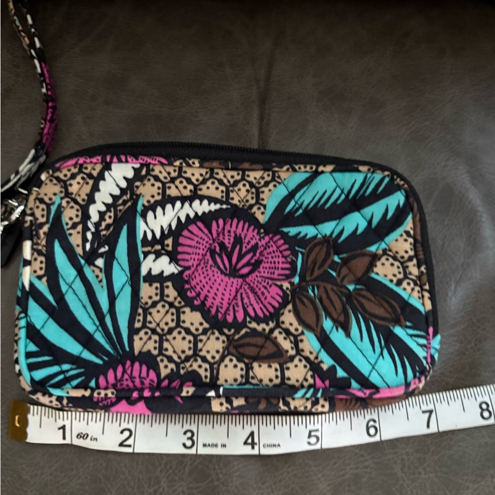 Vera Bradley Floral Zip Wristlet - Picture 4 of 6